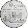 Kanada-10 Dollar-1973-AGstgl-Montreal 76 Skyline-RS