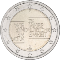 Deutschland-2 Euro-2025-bfr-Deutsche Einheit-Mzz.A-RS