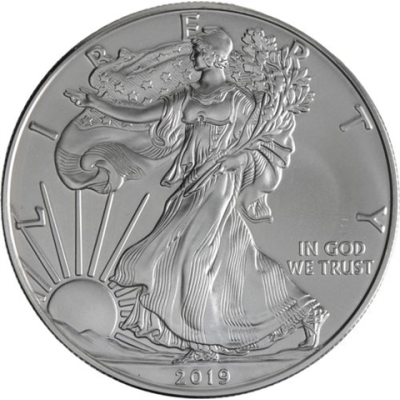USA-1 Dollar-2019-AGstgl-Silver Eagle-RS