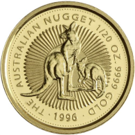 Australien-5 Dollar-1996-AUstgl-Känguru-RS