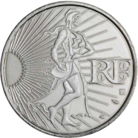 Frankreich-10 Euro-2009-AGstgl-Säerin-RS