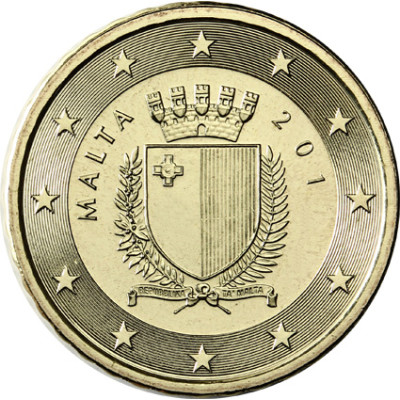 Malta 50 Cent 2011 Staatswappen Malta