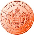 Monaco 2 Cent 2005 Polierte Platte