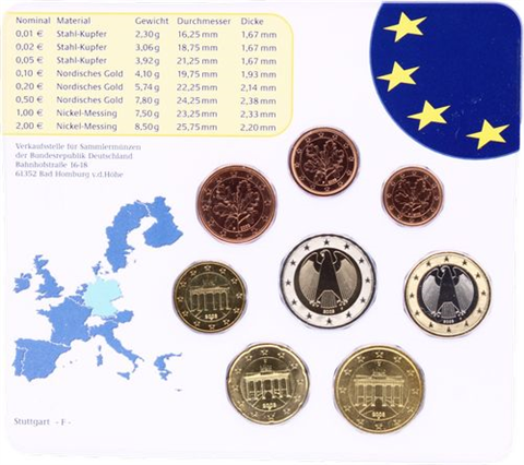 Deutschland-3,88 Euro-2003-Stgl-Kurs-MzzF-RS