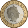 Großbritannien-2Pfund-2002-AGstgl-vergoldet-Manchster Commonwealth Games-VS