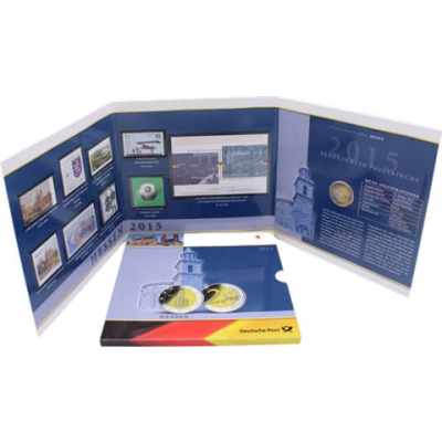 Deutschland-2Euro-Briefmarken-2015-Paulskirche-Folder