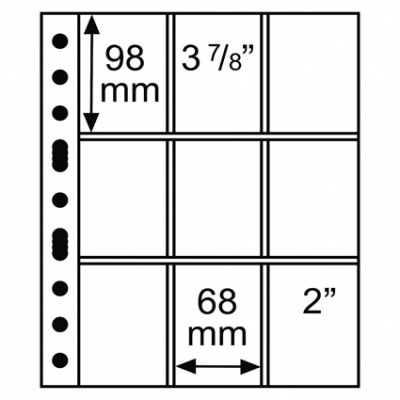  GRANDE Hüllen 3/3  5er Pack Klar  - 323456  