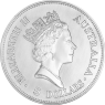 Australien-1-Unze-Silber-1990---1-Dollar-Kookaburra-VS