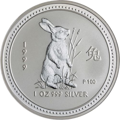 Australien-1 Dollar-1999-AGstgl-Hase-RS