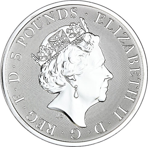 Großbritannien-5-Pfund-Yale-of-Beaufort-2-oz-Silber-I