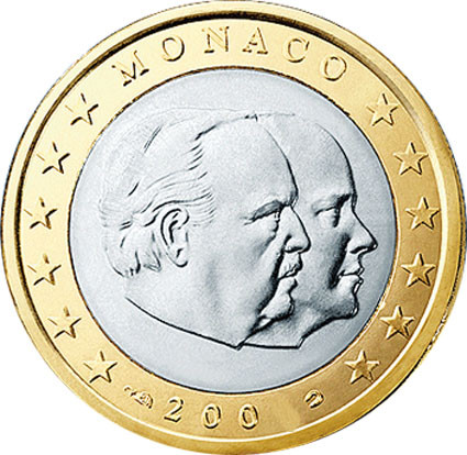1 Euro Muenze 2004 PP Monaco