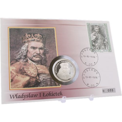 Polen-500Zloty-1986-AGpp-Lokietek-Numisbrief-RS