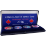 Kanada-4x5Dollar-2016-AGstgl-Sportball Edition-Farbe-Etui
