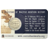 Malta-2Euro-2015-Stgl-CoinCard-ErsterFlug-RS