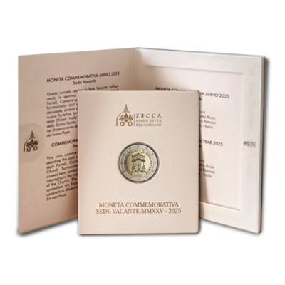 Vatikan-2Euro-2025-Sede-vacante-Folder