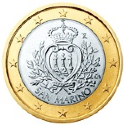 San Marino 1 Euro 2006 bfr. Staatswappen