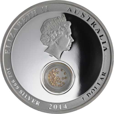 Australien-1 Dollar-2014-AGpp-Treasures-Australia-RS