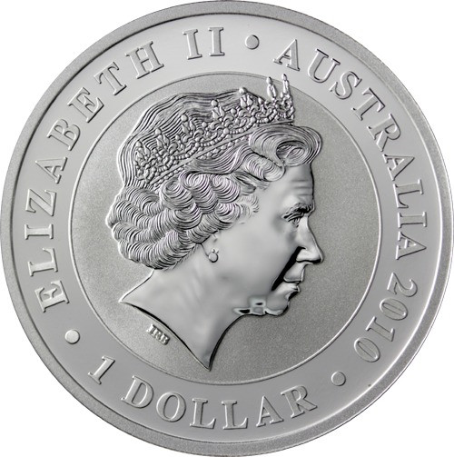 Australien-1Dollar-2010-Silbermünze-1Oz-Koala-RS