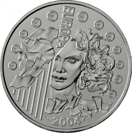 Frankreich 1/4 Euro 2004  bfr. Europa 2004