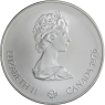 Kanada-5 Dollar-1976-AGstgl-Montreal 76  Olympic Flame-VS