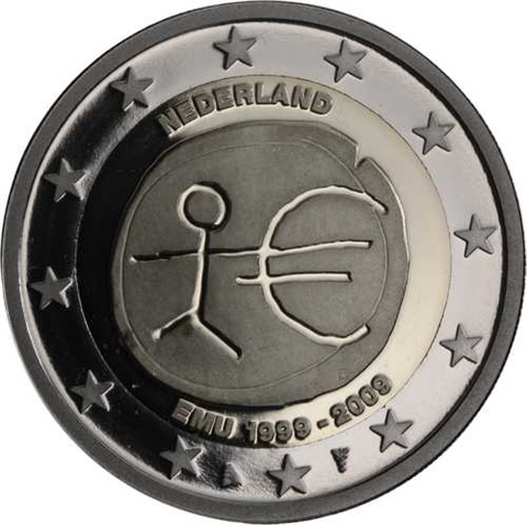 Niederlande-2 Euro-2009-PP-WWU-Etui