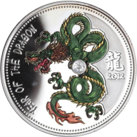 Kamerun-1000 Francs-2012-AGpp-Drache-Farbe-RS