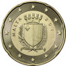 Malta 20 Cent 2011 bfr. Staatswappen Malta