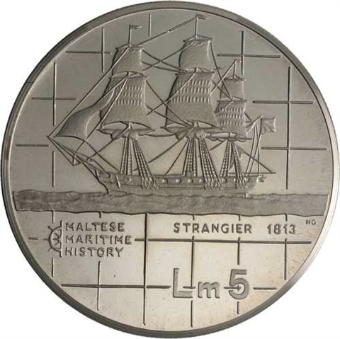 Malta-4x5 Liri-1984-AGpp-Maritime History-Etui