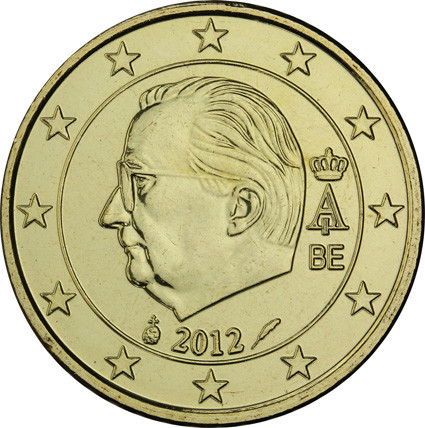 Belgien 10 Cent 2012 Koenig Albert II Umlaufmuenze 