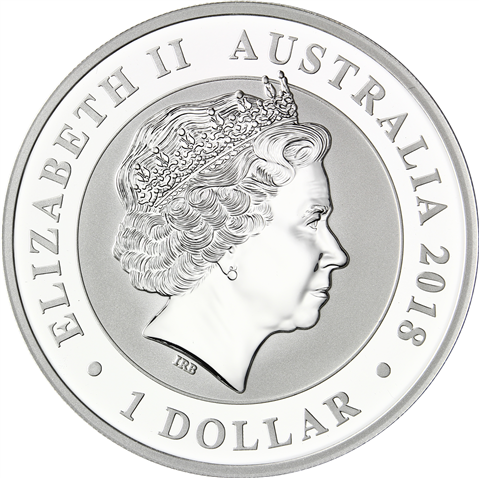Australien 1 Dollar 2018 Stgl. Paradiesvogel 1
