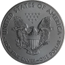 USA-1 Dollar-2017-AGstgl-Silver Eagle-Ruth-Black-Farbe-Rot-VS