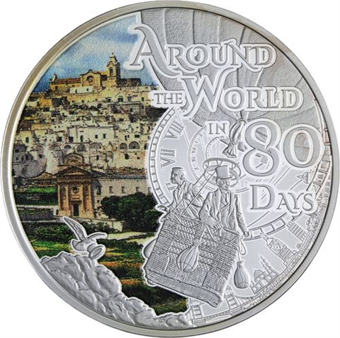 Kamerun-16x500 Francs-2023-AGpl-Um Die Welt 80 Tage-AlbumI