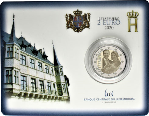 Luxemburg-2-Euro-2020-Prinz-Charles-Mzz-Löwe-Coin-Card-I