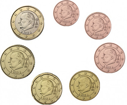 Belgien Kursmuenzensatz 2013 1,88 Euro 