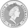 Australien-1-Unze-Silber-1992---1-Dollar-Kookaburra-VS