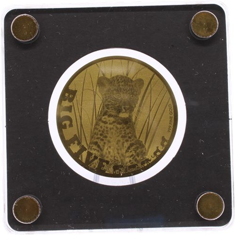 Tschad-10x5000 Francs-AU-Big Five-Etui