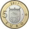 Finnland 5 Euro 2011-Historische Provinzen (IX)-Aland-Vorderseite