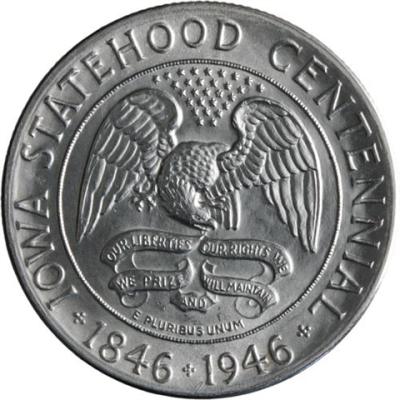 USA-HalfDollar-50centsilber-1946vz-Iowa-RS