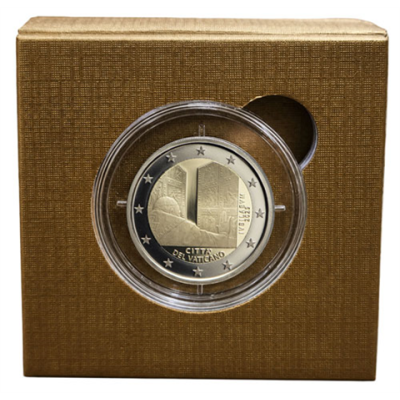 Vatikan-2-Euro-2025-PP-Jubiläum-Etui
