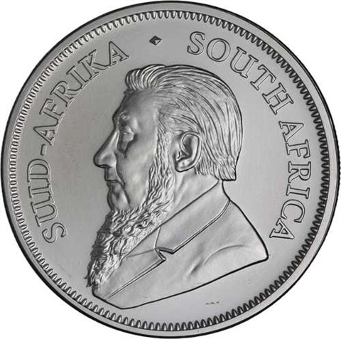 Süd Afrika-1 Rand-2020-AGstgl-vergoldet-Krügerrand-RS