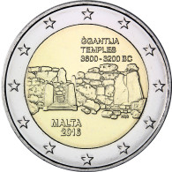 Tempel von Ggantija 2 Euro Münzen 2016