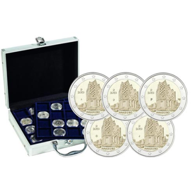 Kombiangebot-2Euro-Münze-Elbphilharmonie-Hamburg-2023-Münzkoffer