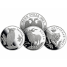 Russland-3-x-1-Rubel-1993-Silber-PP-–-Rotes-Buch-I-RSVS