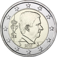 2 Euromuenze 2016 König Philippe Belgien