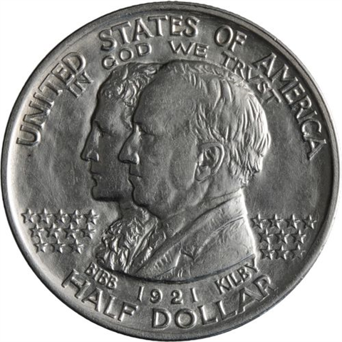 USA-HalfDollar-50centsilber-1921vz-Alabama-RS