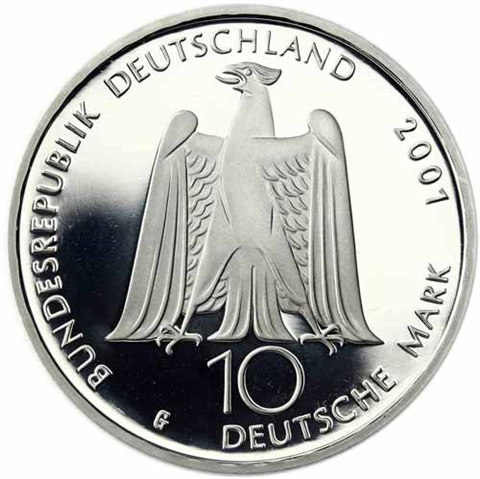 Deutschland-10-DM-Silber-2001-PP-Albert-Gustav-Lortzing-I