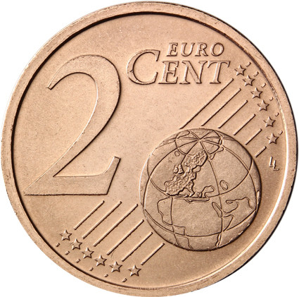 Sehr selten Andorra  2 Cent 2014 bfr.  