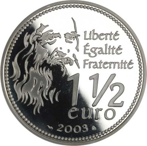 Frankreich-1,5Euro-2003-AGPP-MonaLisa-RS