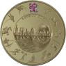 Großbritannien-5Pfund-2012-AGplattiert-LondonOlympic-RS