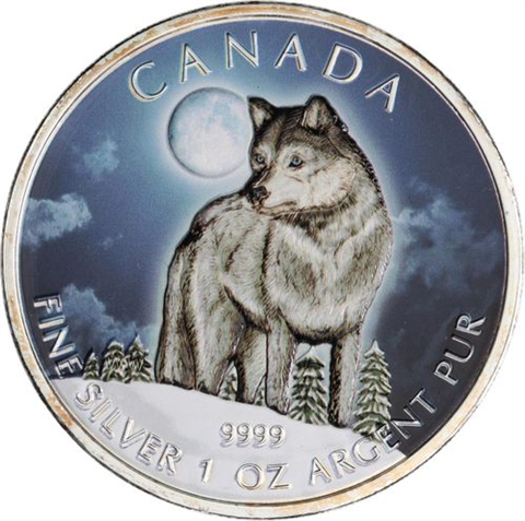 Kanda-5 Dollar-2011-AGstgl-Wolf-Farbe-RS